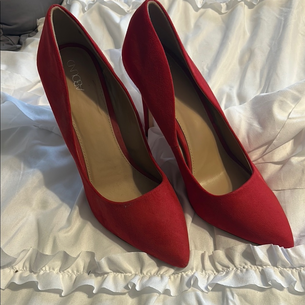 Abound Red High Heeled Pumps